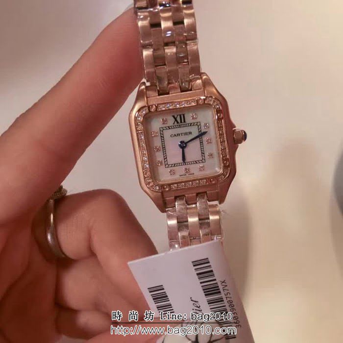 CARTIER卡地亞 爆款持續 獵豹系列 石英女表 WSS1623